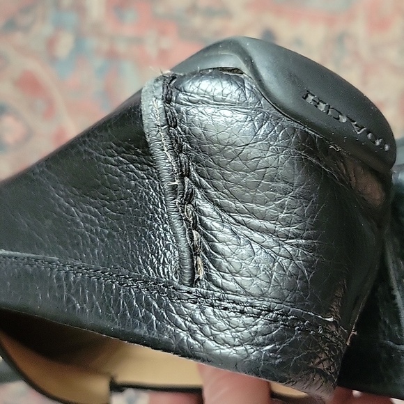 COACH Marley Driver Black Pebbled Leather Slip On Loafers G4835 Womens 7B - Picture 8 of 9